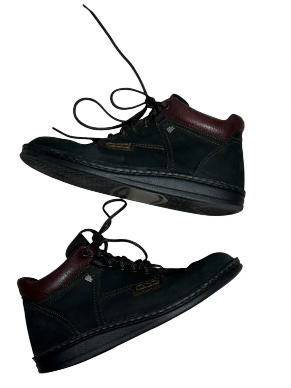 Finn Comfort Linz Ankle Boots EU 38 US 7.5-8 Black Nubuck Comfort Walking Shoes